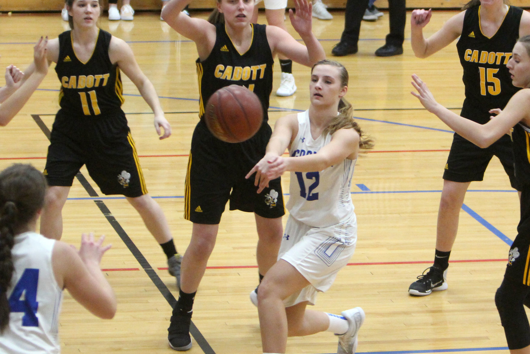 Cadott at McDonell girls basketball 1-3-19